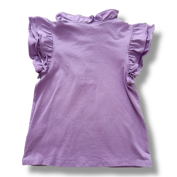 Janie & Jack | The Ruffle Button Top (6)💜 - Picture 3 of 5